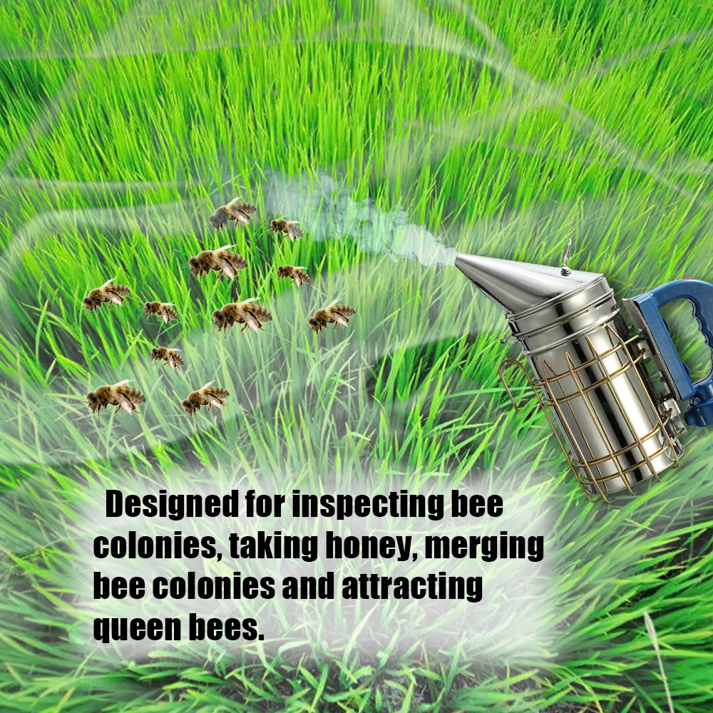 

New Electric Stainless Steel Bee Smoke Transmitter Kit Pot Electric Bee Smoker Beekeeping Tool Apiculture Beekeeping Equipment