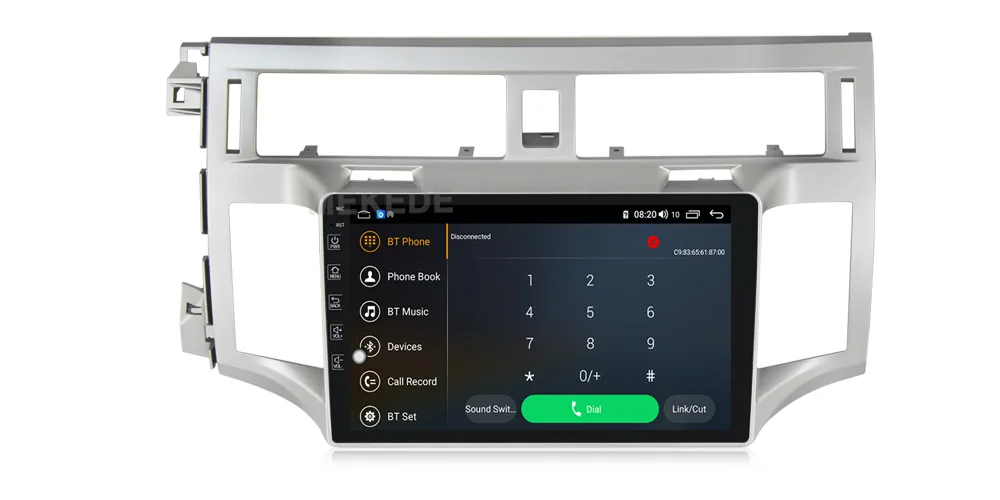 MEKEDE 1280*720 4G LTE 9853 4G 8 ядерный автомобильный Радио мультимедийный плеер навигация gps для TOYOTA AVALON 2006-2011 2din без DVD
