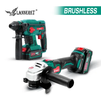 

Brushless Cordless 20V Electric Angle Grinder Li-ion Battery 125mm Brushless Motor