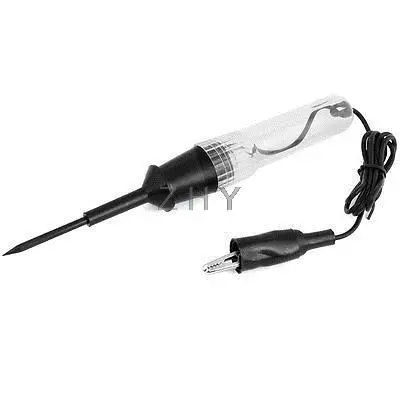 

DC 6V-12V Car Electrical Circuit Voltage Tester Pen Electroprobe Clear Black