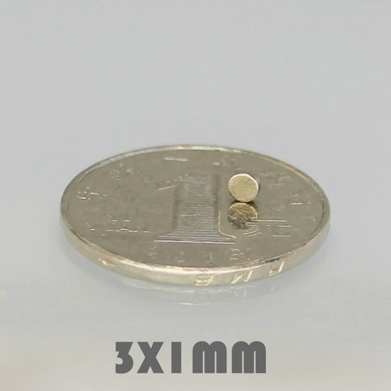 1000 шт. 3*1 мм 3x1 мм супер мощные неодимовые магниты Бесплатная доставка диаметр 5 мм x 3 мм N35 редкоземельные магниты для ремесла холодильник