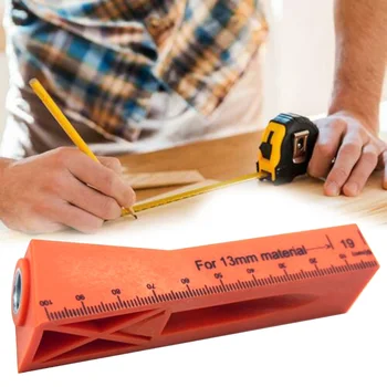 

10mm Nylon+Strong Magnetic Punch Locator Hole Positioning Woodworking Non-slip Precise Position Woodworking Drill Guide Tool