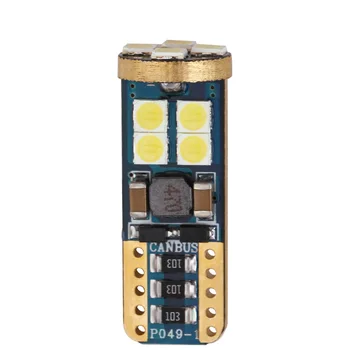 

2PCS Automobile Instrument Lamp T10 Reading Lamp LED Wide Light 3030 Canbus 12V/24V Universal Pc Board T10-3030-12 Poleless