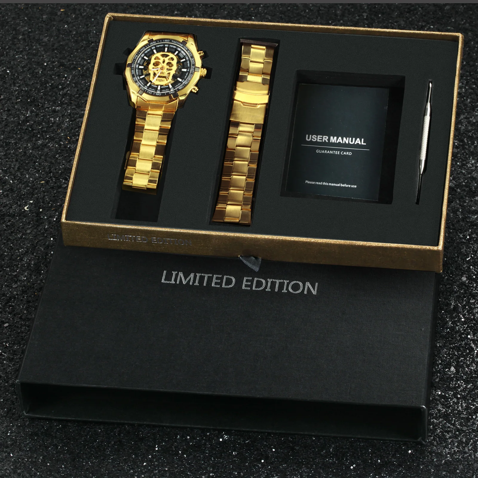 Men Women Clock Top Brand Luxury Watches Box Gift Case boxes for VIP If You Buy With Watch