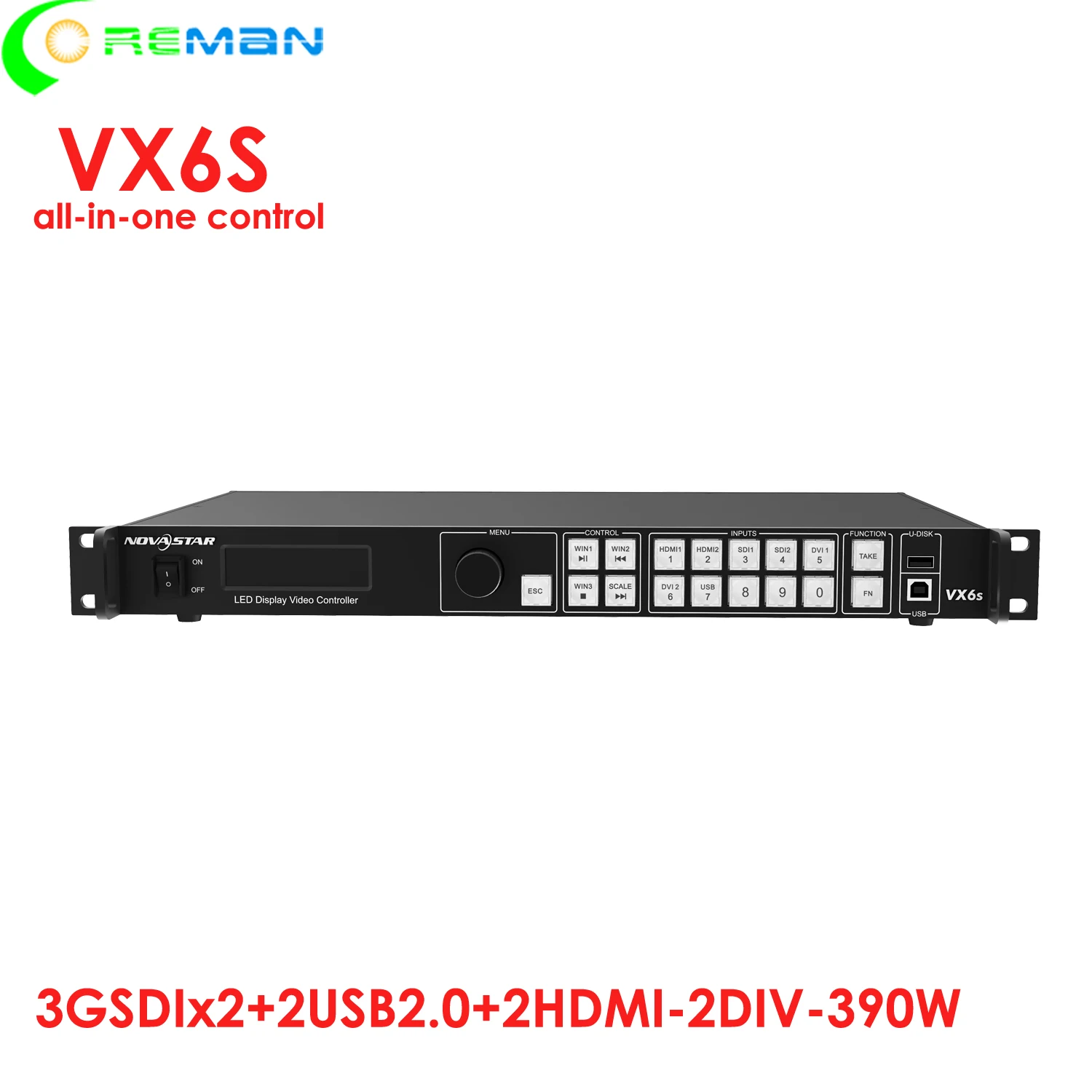 VX4S/VX4U/VX6S Nova все в одном контроллере для внутреннего наружного матричного светодиодного дисплея