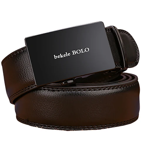 WESTAL men belt genuine leather belt male automatic buckle belts for men leather jeans mens belts luxury cinturon hombre 1001 - Цвет: 1001redbrown