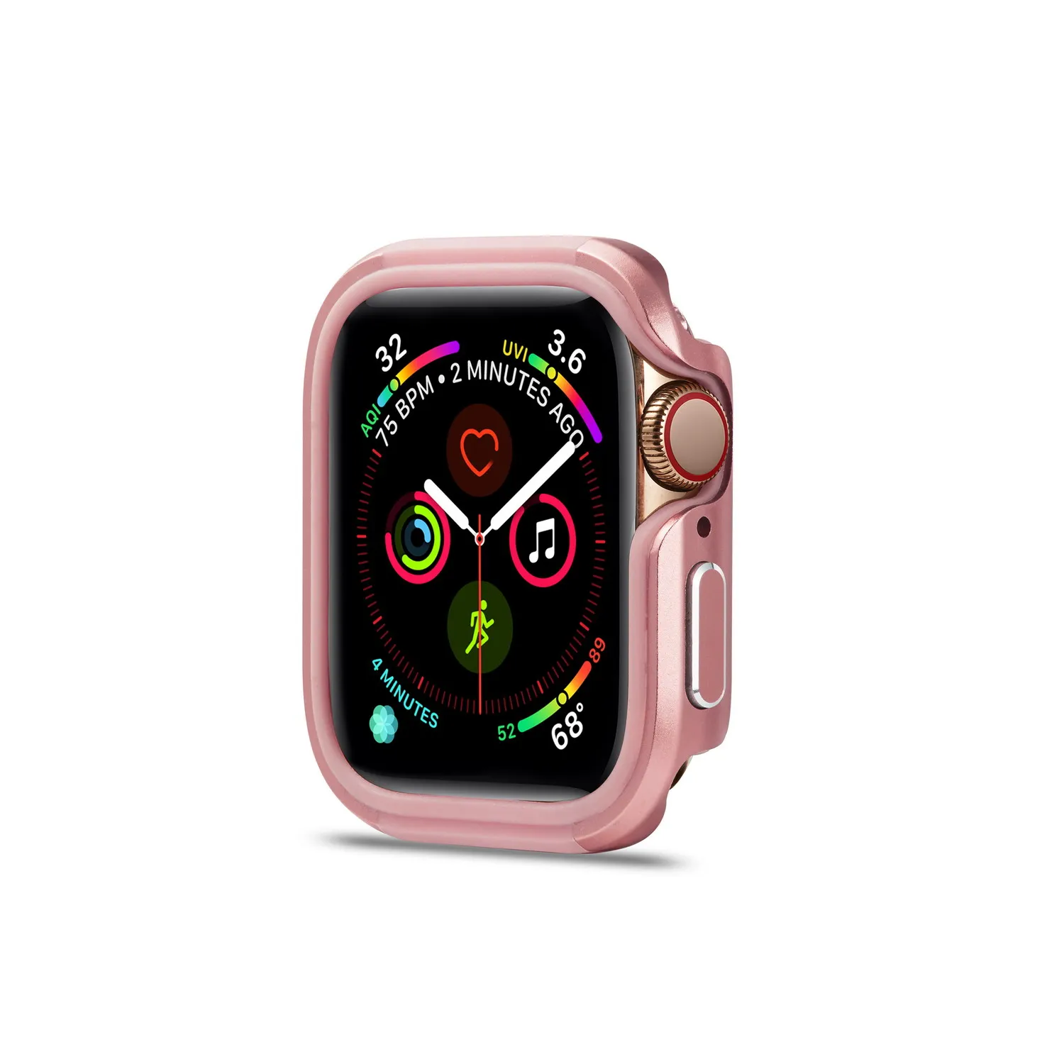 ТПУ Алюминий сплав Защитная крышка для Apple Watch серии 5/4 Аксессуары для часов Экран защиты корпуса часов для наручных часов iWatch, 40/44 мм