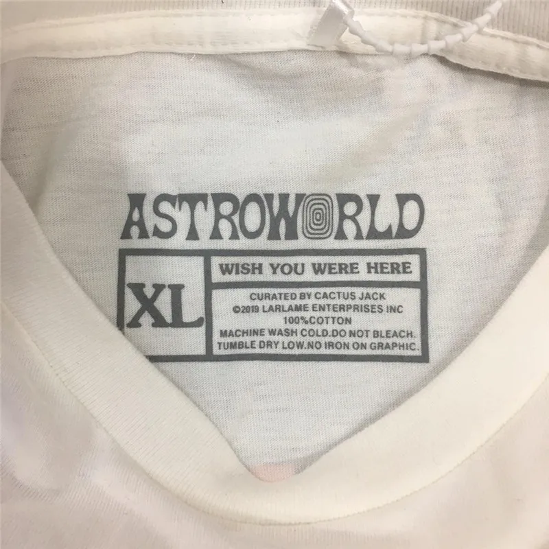 Футболка с длинным рукавом Astroworld Travis Scott SEASON PASS для мужчин и женщин Мужская