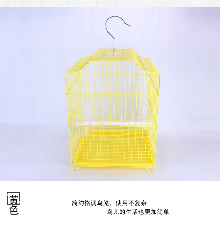 Oriental Pet Supplies Wholesale Large Size Cage Mynah Cage Birdcage Tiger Skin Parrot Thrush Birdcage Sub-with Transparent Food