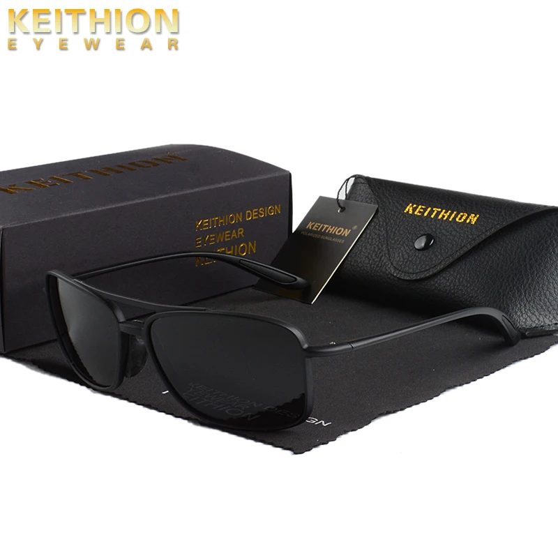 KEITHION Новая мода TR90 солнцезащитные очки Мужские квадратные модные очки для женщин Высокое качество Ретро солнцезащитные очки винтажные Gafas Ocul