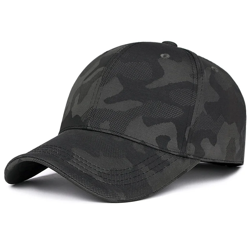 gray-camouflage Маскировочная шапка тактические кепки-бейсболки мотоциклетные теннисные Спортивные шапки уличная камуфляжная шляпа для мужчин женщин WHShopping - Цвет: gray-camouflage