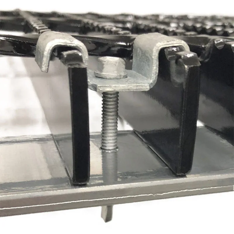 1 Sets Steel grating clamps galvanized fixing clip grating plate buckle clip connector