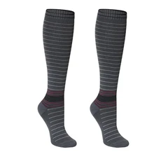 Для мужчин Для женщин медсестер профессиональной езды спортивной дышащий бюстгальтер без косточек для стрейч на открытом воздухе езда на велосипеде в полоску Компрессионные носки Беременность