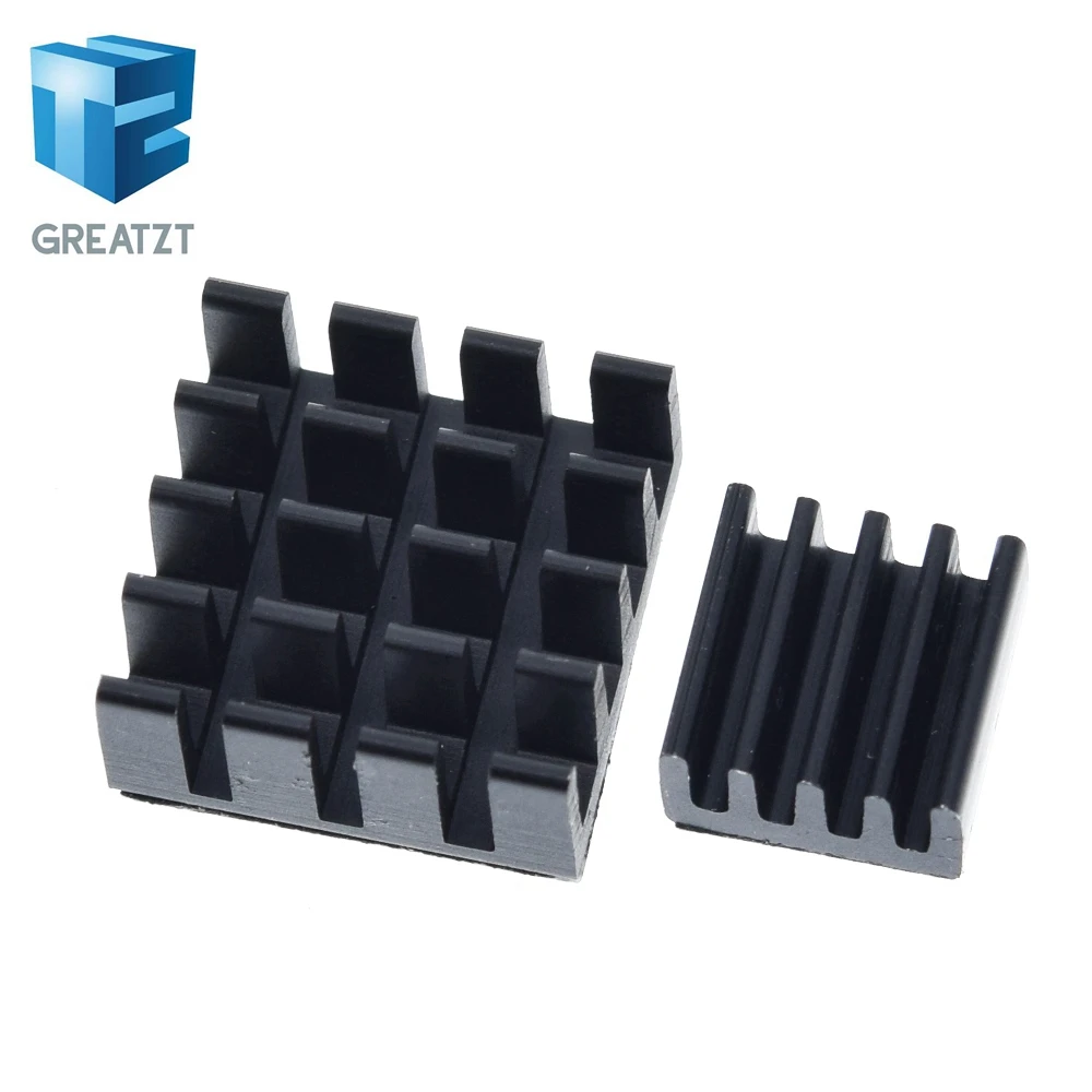 1 комплект = 2 шт. Raspberry Pie 3 Heatsink Pi загружен один специальный алюминиевый радиатор