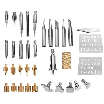 

60W Electric Wood Burning Pen Soldering Iron Kit Tool EU Plug