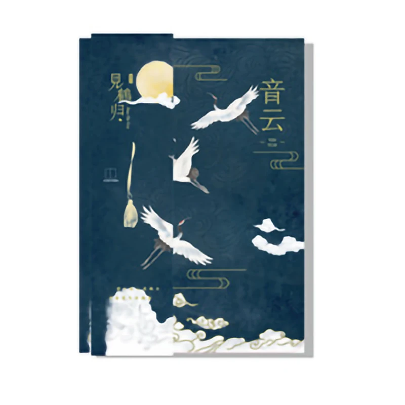 Китайский стиль альбом для рисования акварелью школьный дневник блокнот бумага фосфоресцирующий люминесцентный Офис Школьные принадлежности подарок - Цвет: Notepad 003