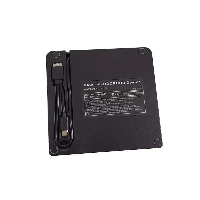 Внешний CD DVD привод, Тип C USB 3,0 Портативный внешний CD DVD привод горелки совместим с Mac/Windows оптический привод CD DVD-RW W