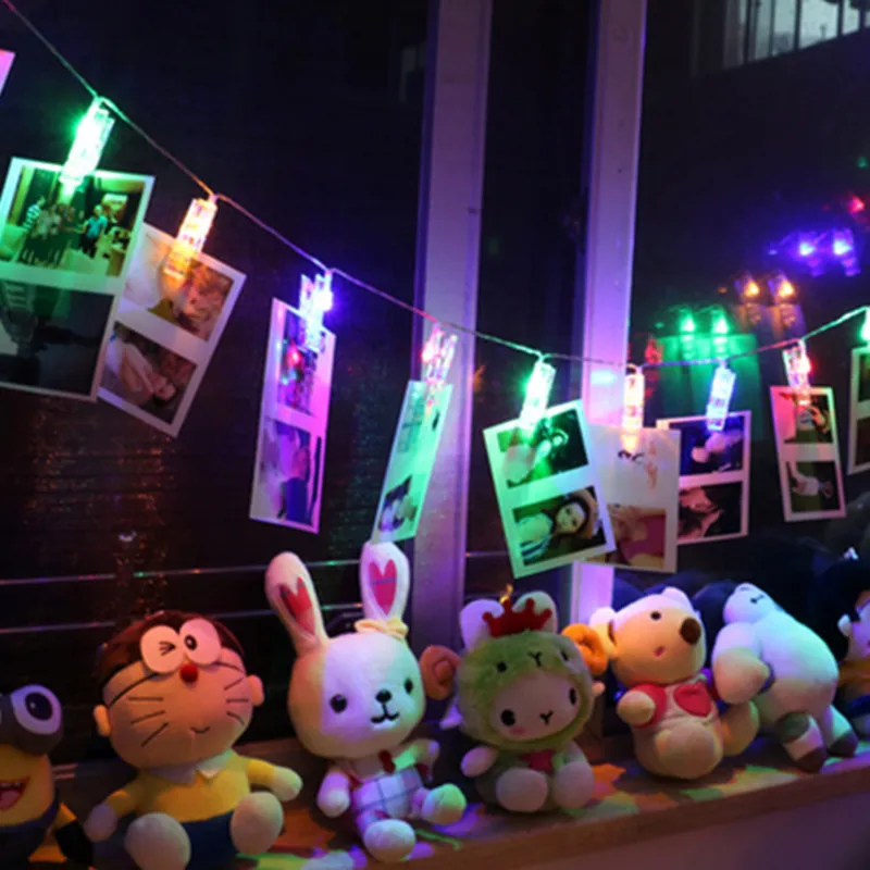 USB Interface LED Christmas String Lights Chain Courtyard Garden Home Party Photo Wall Decoration Lamp