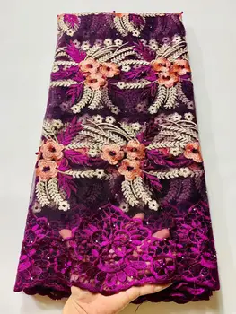 

African Lace Fabric 2020 Best Selling High Quality French Tulle Lace Fabric African Net Lace For Women Eveing Dress