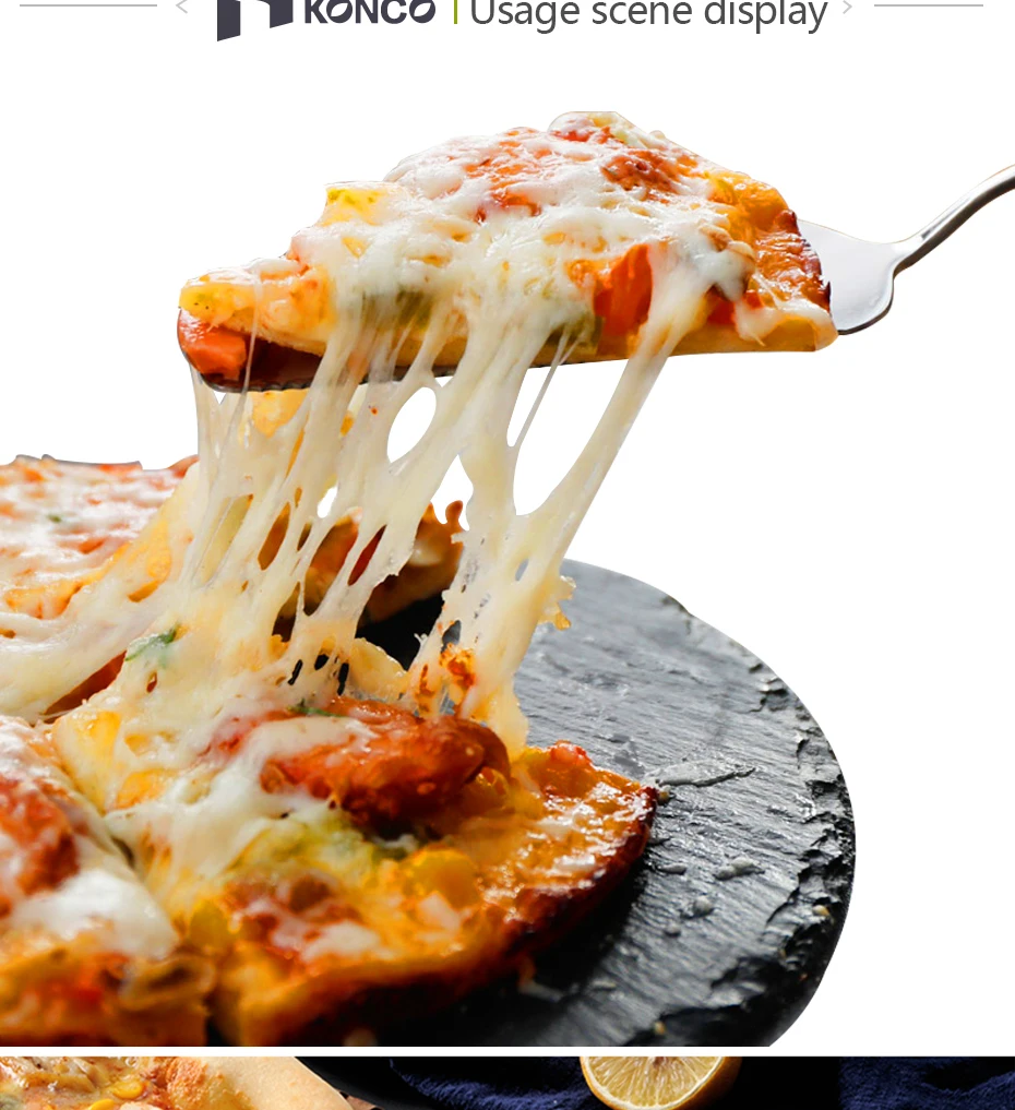 alarm Tilføj til udlejeren 1pcs Cake Pizza Shovel Tools, Stainless Steel Pizza Server, Pie Serrated  Edge Spatula, Cheese Divider Tool, Kitchen Accessories - AliExpress