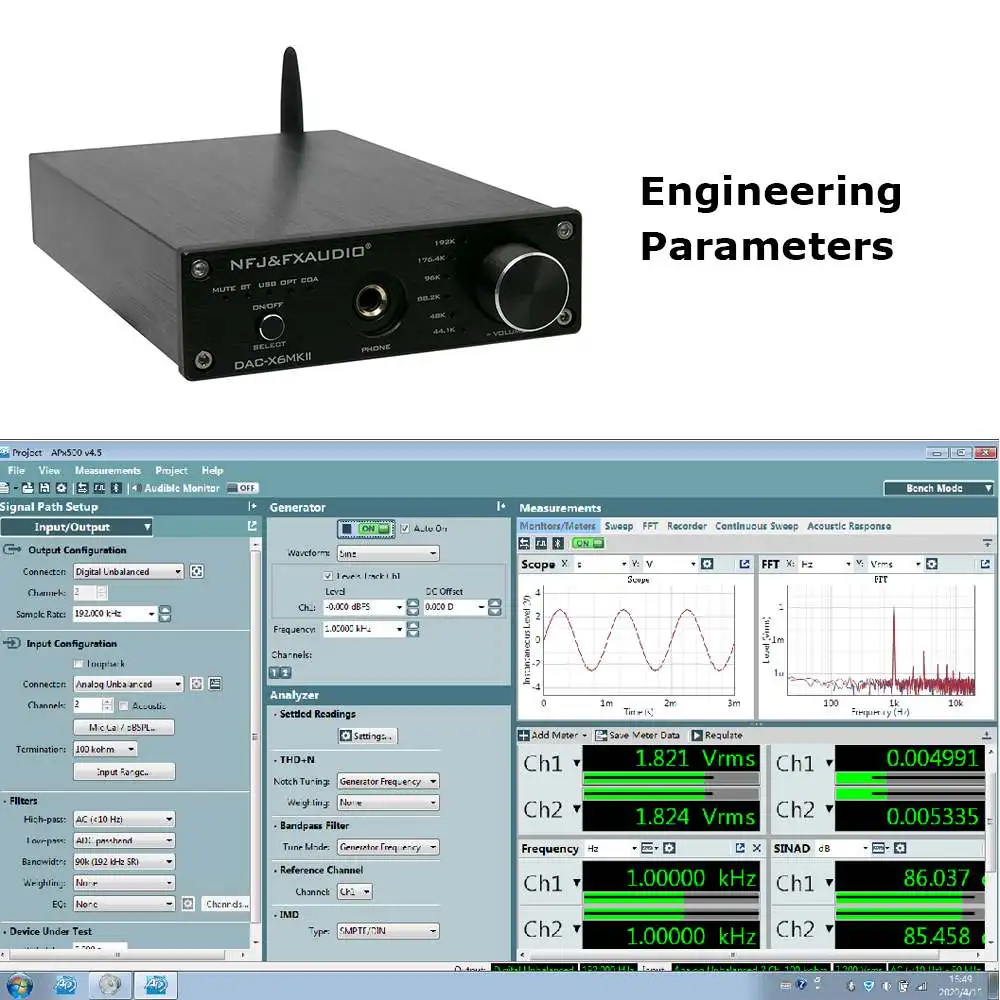 FX-AUDIO X6MKII ESS9018 bluetooth DAC QCC3008