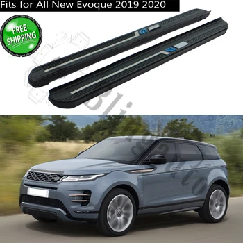 شراءتشغيل المجلس يناسب ل L. و روفر رينج روفر إيفوك 2019 2020 الجانب خطوات Nerf بار دواسة سيارة الجانب الدرج قضيب جانبي 2 قطعة