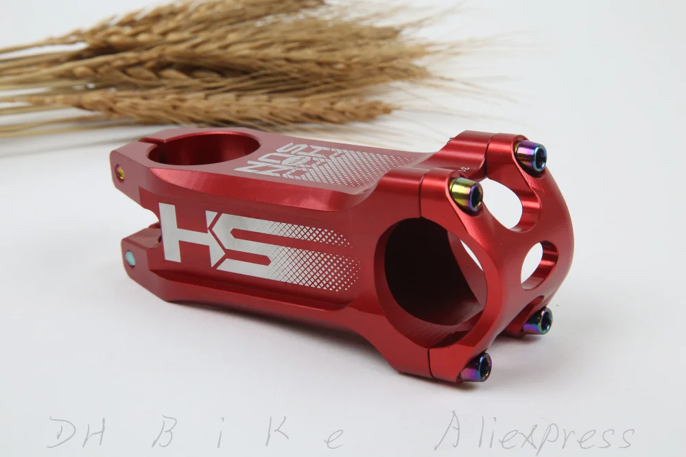 Honsun 31,8*28,6*80 мм горный велосипед T6 алюминиевый сплав руля CNC велосипед 0 ° стержень MTB кросс-кантри дорожный велосипед