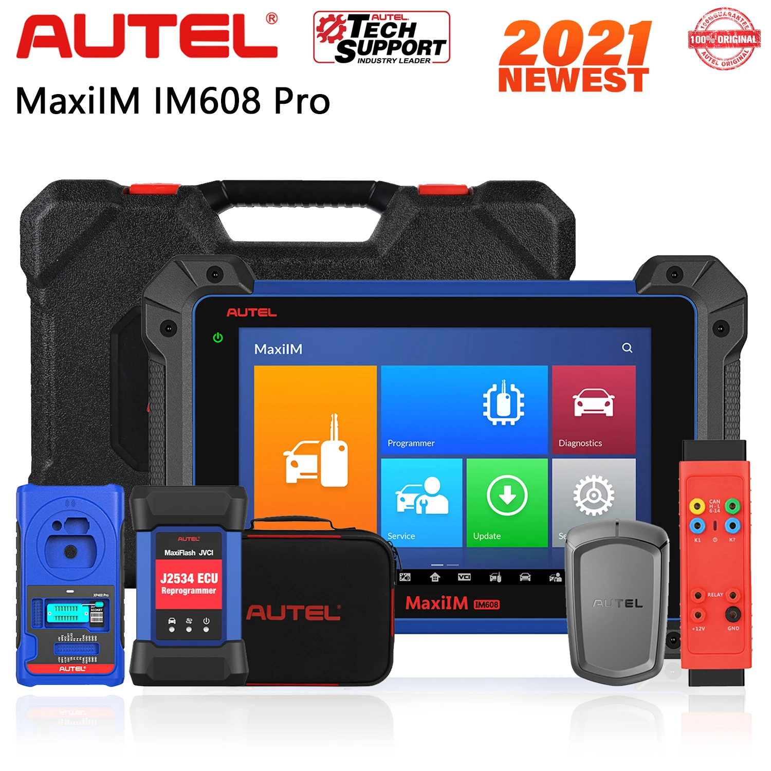 Программатор ключей Autel MaxiIM IM608 Pro с XP400Pro IMKPA IMMO программатор J2534 ECU для кодирования