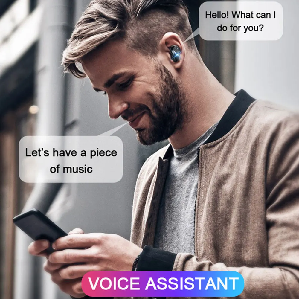 TWS A6 беспроводной Bluetooth мини стерео наушник 5 0 с зарядным устройством для всех
