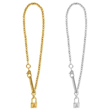 Модный браслет в стиле хип-хоп с золотыми бусинами, браслеты из серебра 925 пробы, дизайнерские ювелирные изделия ручной работы для женщин и мужчин, подарки