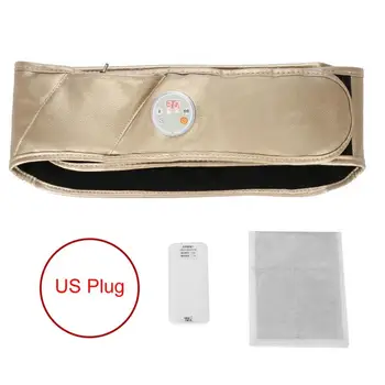 

Adjustable Waist Therapy Massager Vibration Fiber Carbon Heat Moxibustion Hot Waist Care Belt with Battery Waist Massage Belt