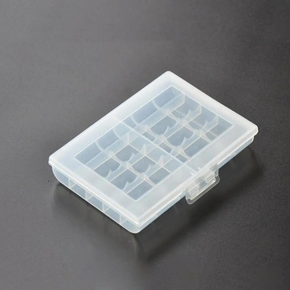 

1 Pcs Battery Holder Case for Holding 10 AA AAA Batteries Hard Plastic Storage Box Cover For No.5/No.7 Battery Case