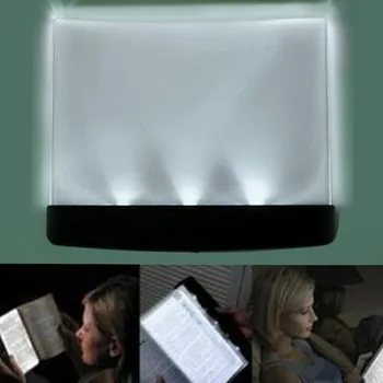 

Creative LED Book Light Reading Night Light Flat Plate Portable Car Travel Panel Led Desk Lamp for Home Indoor Kids Bedroom Dec