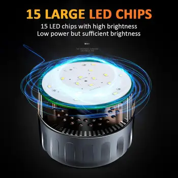 

Camping Lamp Portable Lantern Tent Bulb Emergency 7800mah USB Charging LED 10W DC Interfac Fishing Night Light Reading Hiking