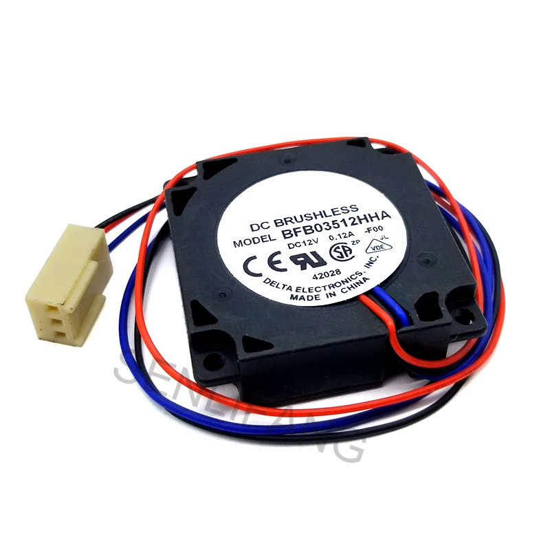 Оригинальный Для Delta BFB03512HHA-F00 3 5 см 35*35*10 мм 12V0.12A линии turbo Вентилятор охлаждения |