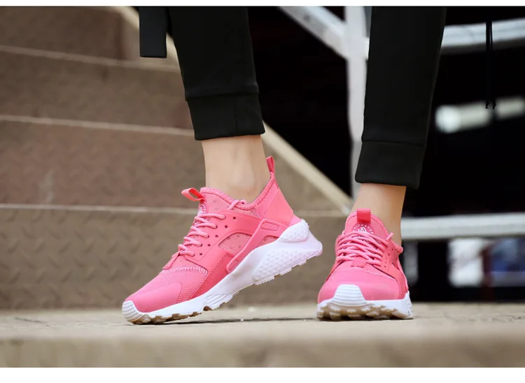 Running Sport Shoes Spring Light Mesh Breathable Couple Casual Jogging Sneakers Large Size 36-47 Women Flat Shoes