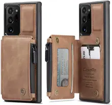 Для SamsungGalaxy Note 20 Ультра чехол-кошелек с RFID блокировкой кредитная карта, молния Магнитная застежка для Samsung Galaxy Note 20 чехол(China)