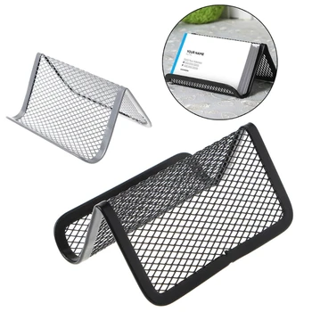 

Metal Mesh Business Card Holder For Desk Office Business Card Holder Collection