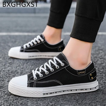 

Skate Men Vulcanize Shoes Fashion Breathable Summer Shoes Men 2020 Korean Style Flat Canvas Shoes Men Casual Tenis Masculino