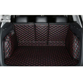 

High quality Specia! Pu leather car trunk mats for Volkswagen Tiguan 2016-2011 durable cargo liner boot carpets for Tiguan 2014
