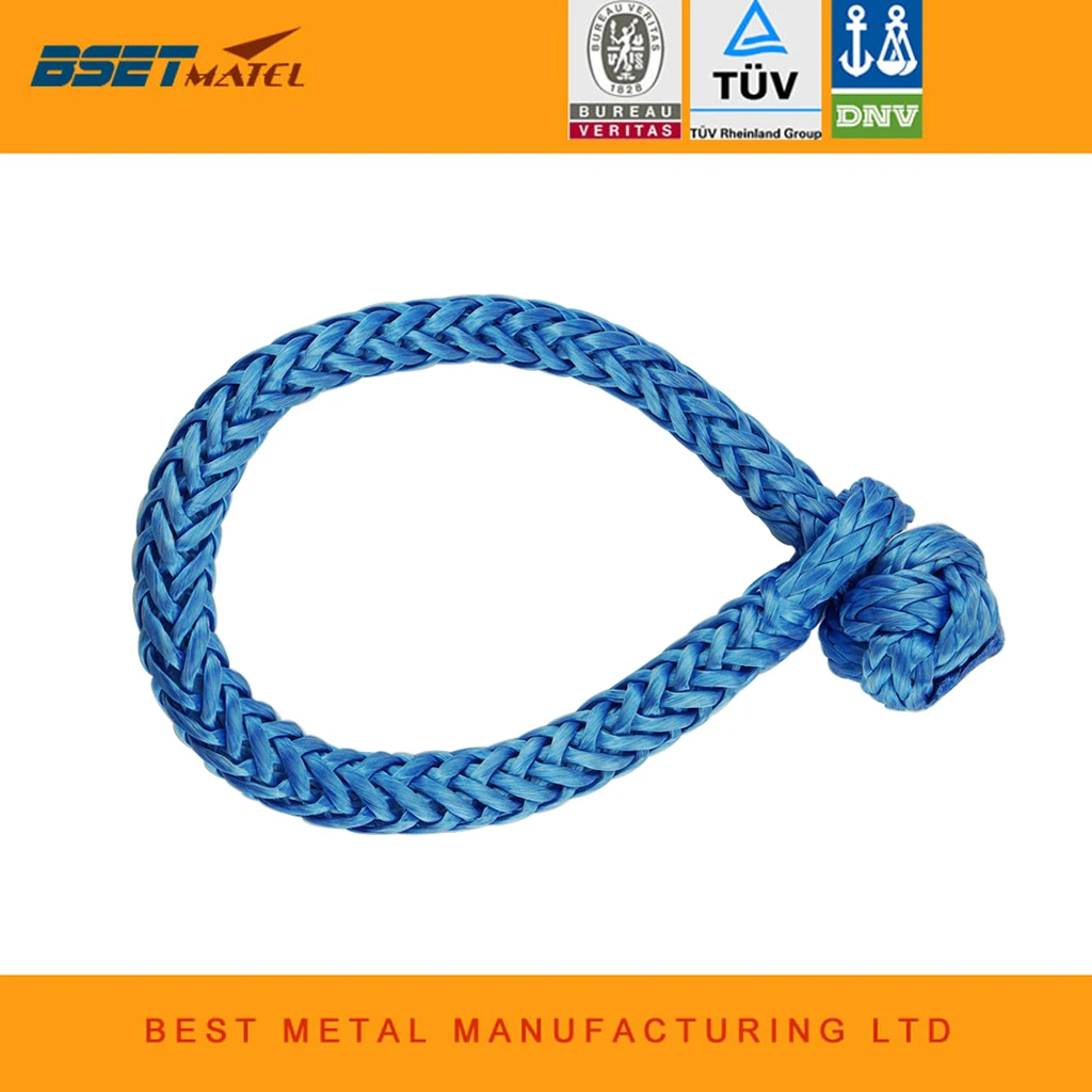 

BEST MATEL 8*100mm Soft Shackles Synthetic Winch Cable Rope Shackle UHMWPE Shackle ATV Winch Shackle Off Road Auto Parts Yacht