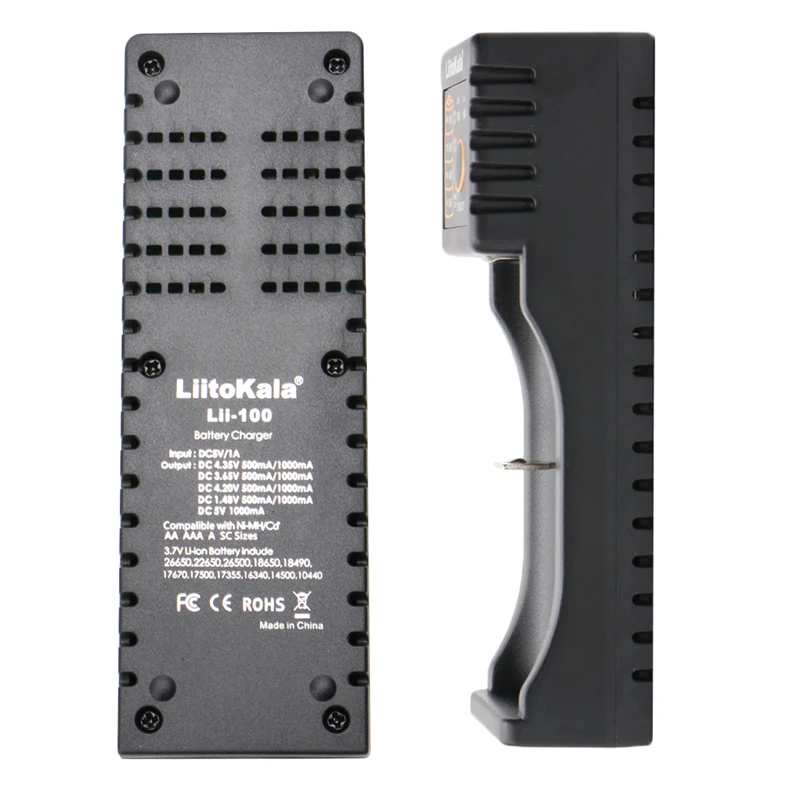 Зарядное устройство Lii-100 для 26650 16340 RCR123 14500 LiFePO4 1 2 V Ni-MH Ni-Cd | Электроника