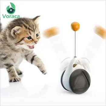 

Smart Cat Toy with Wheels Automatic Ball Lrregular Rotating Attract Cat Toys Catnip Traning Funny Pet Accessories Dog Supplies