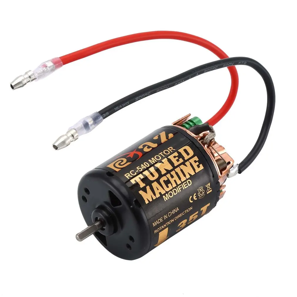 

RC 540 35T 45T 55T Brushed Motor With 320 Speed Controller Waterproof ESC for RC Car Rock Crawler Axial SCX10 Model