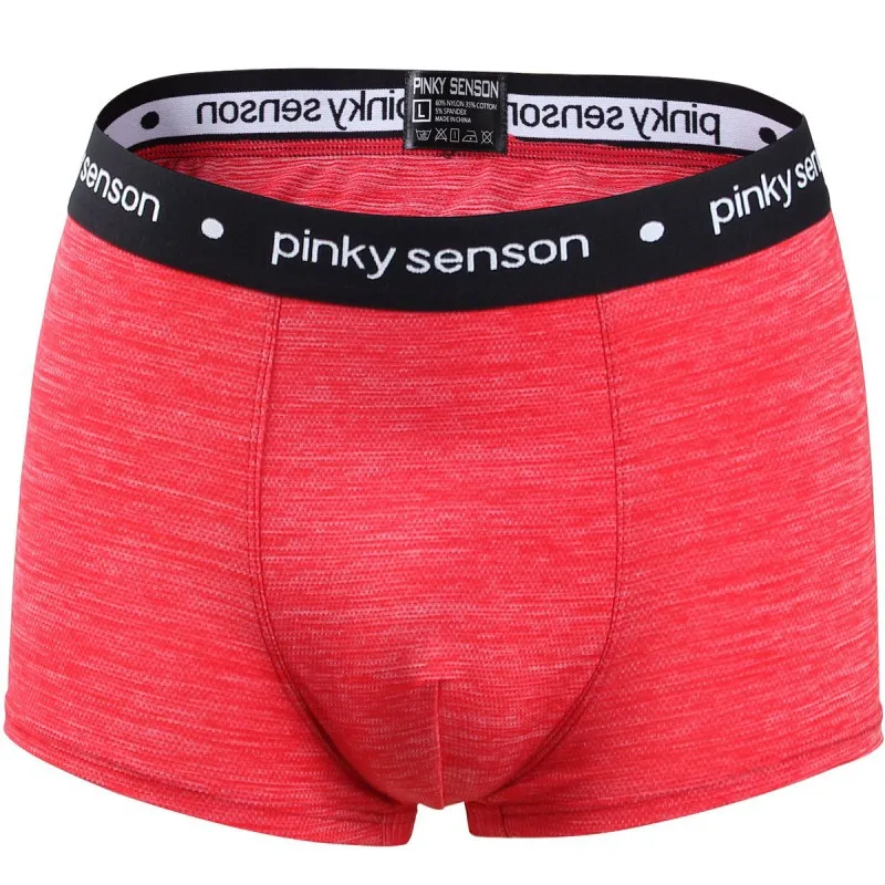 Бренд Pinky Senson, мужское сексуальное нижнее белье, мужские боксеры, гладкие хлопковые трусы, сексуальные боксеры, шорты, Мужская пижама, трусы