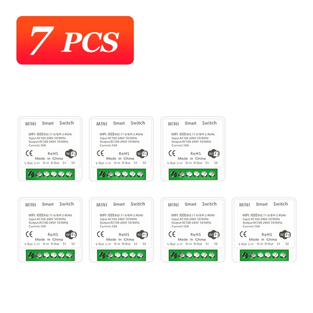 7 pieces