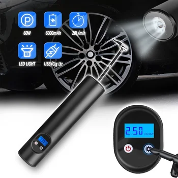 

12V 150PSI Air Compressor Electric Air pump with Tire Pressure LCD Display Wireless Portable Tire Inflator for Car Bicycles