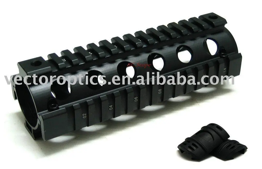 Vector Optics AR15 M4 RIS Handguard Picatinny & Weaver Quad Rail System Free 12-pack Guards