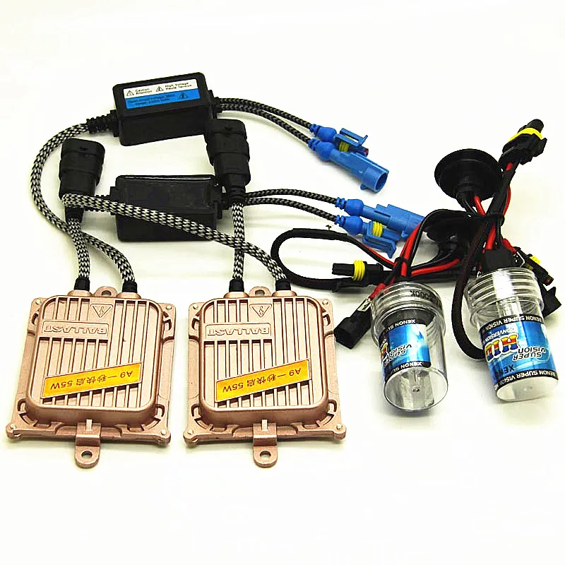 1 kit good qualith auto 55w h7 xenon h1 h11 9005 9006 headight hid fog h1 h3 H4 bixenon light