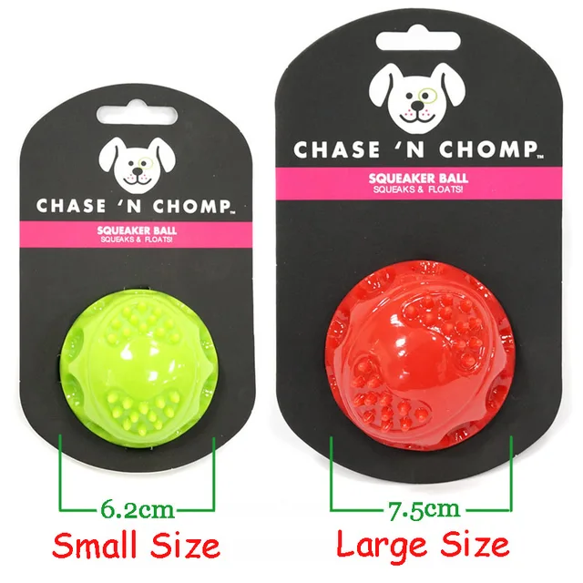 Durable Floatable Springy Squeaking Bouncing Ball - Bite Resistant for Small to Large Dogs 5